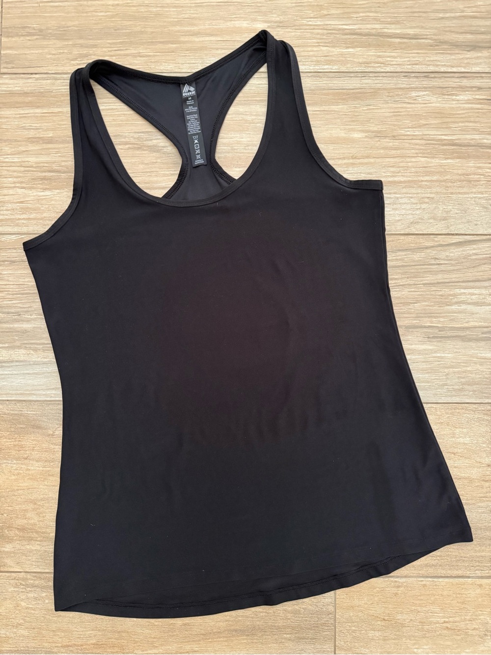 RBX Racerback Active Tank Black Size Medium
